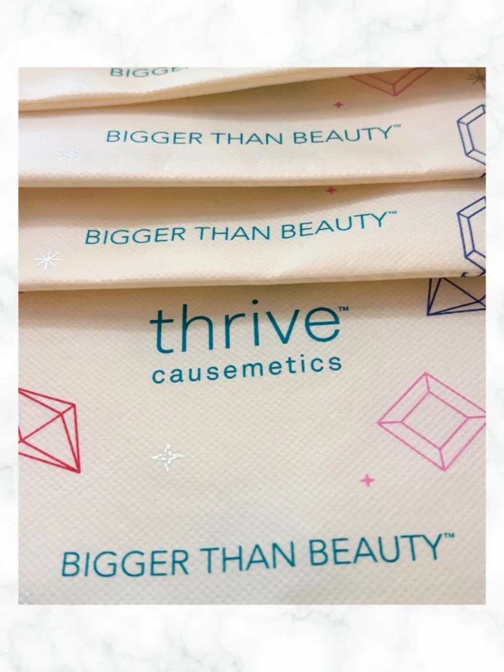 NWT | THRIVE CAUSEMETICS Makeup Bag Bundle Lot of 13 Zipper Pouches